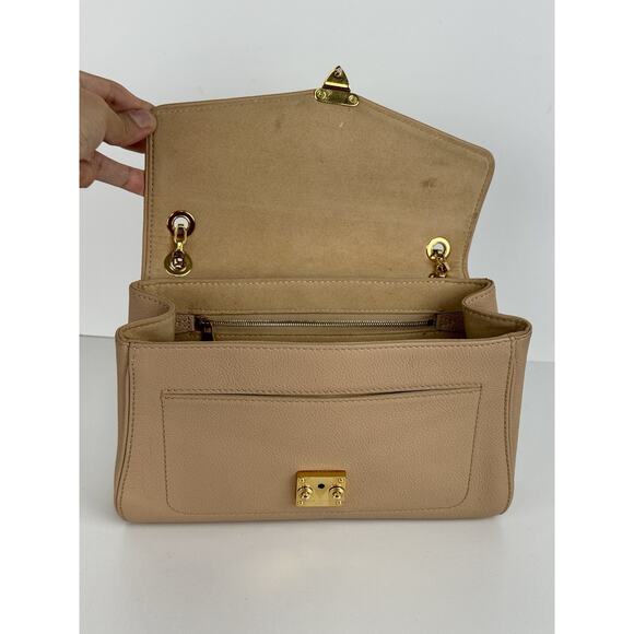 Louis Vuitton Monogram Empreinte Saint Germain PM Bag Beige Leather D-3 - Picture 15 of 16